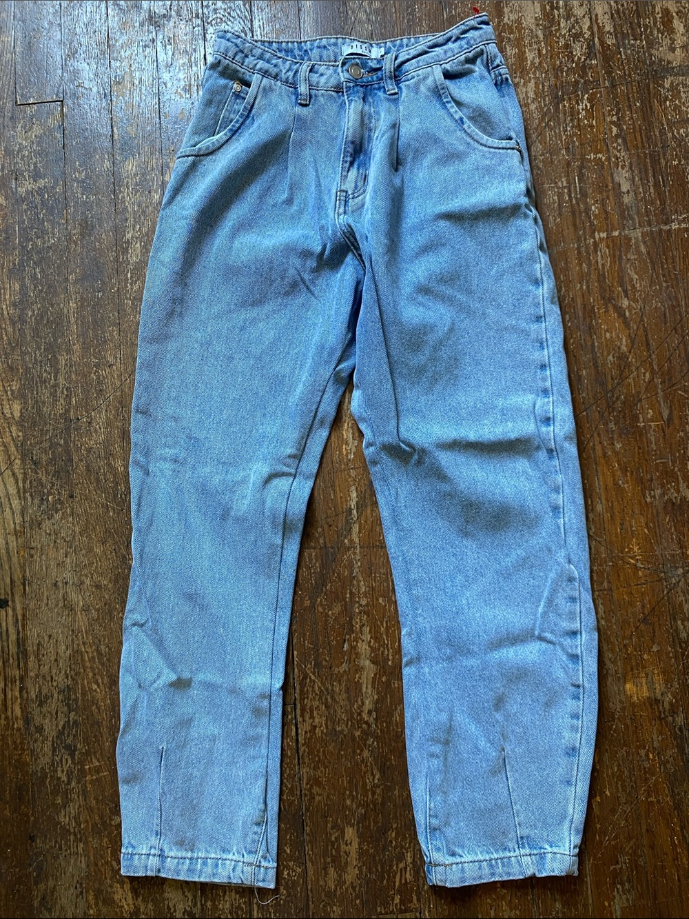 DISSH Relaxed Fit Light Blue Denim Jeans